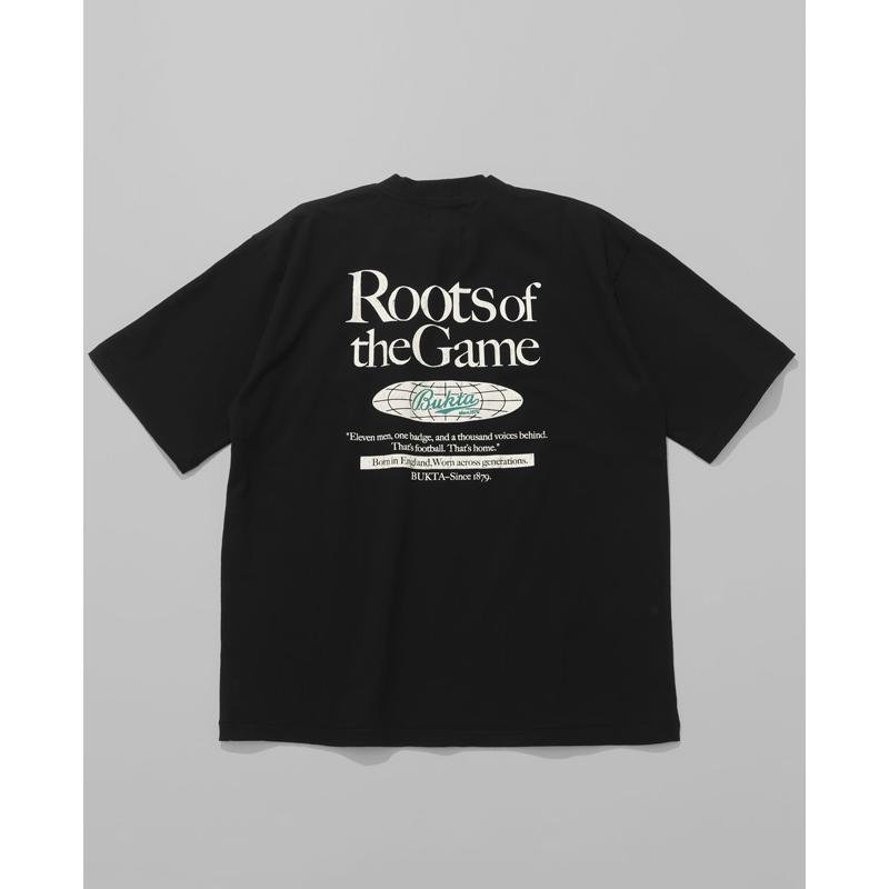 バクタ Bukta メンズ ユニセックス Tシャツ ロゴプリント バックプリント ワンポイント刺繍 丸首 クルーネック スポーツ ストリート 夏 PT半袖T ROOTS | KRIFF MAYER | 18