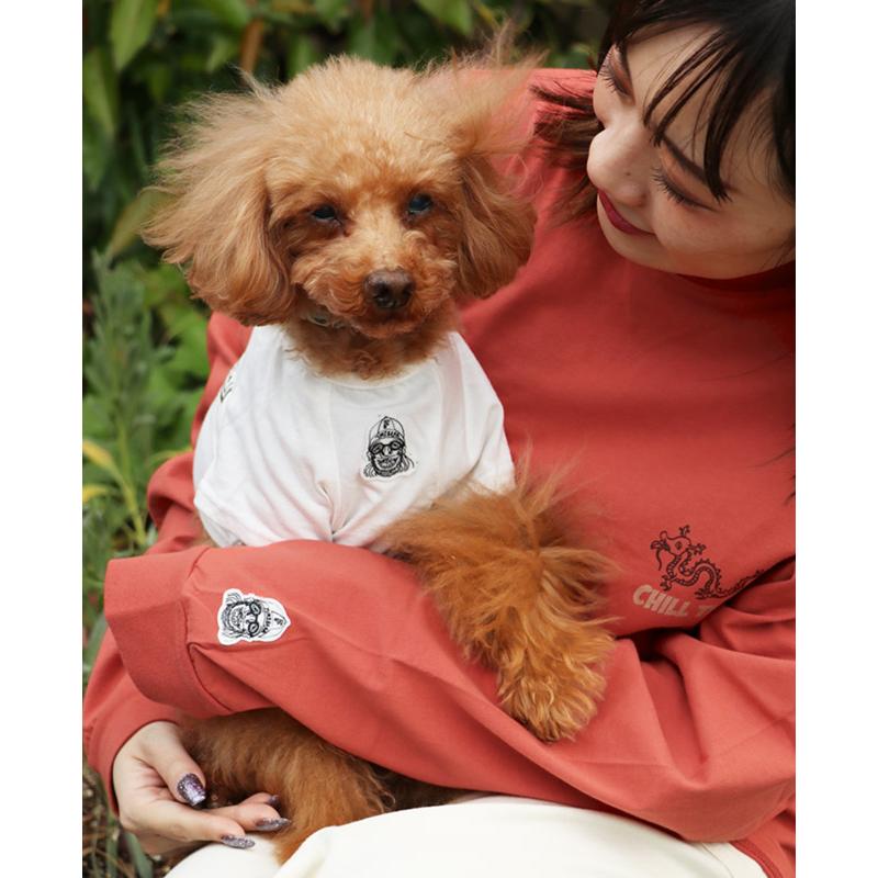 クリフメイヤードッグ KRIFF MAYER DOG Tシャツ ドッグ お揃い 犬服 ペアルック 綿100 カジュアル 抜け毛対策 着脱簡単 半袖 カラフル チルタイム T バンダナ | KRIFF MAYER | 11