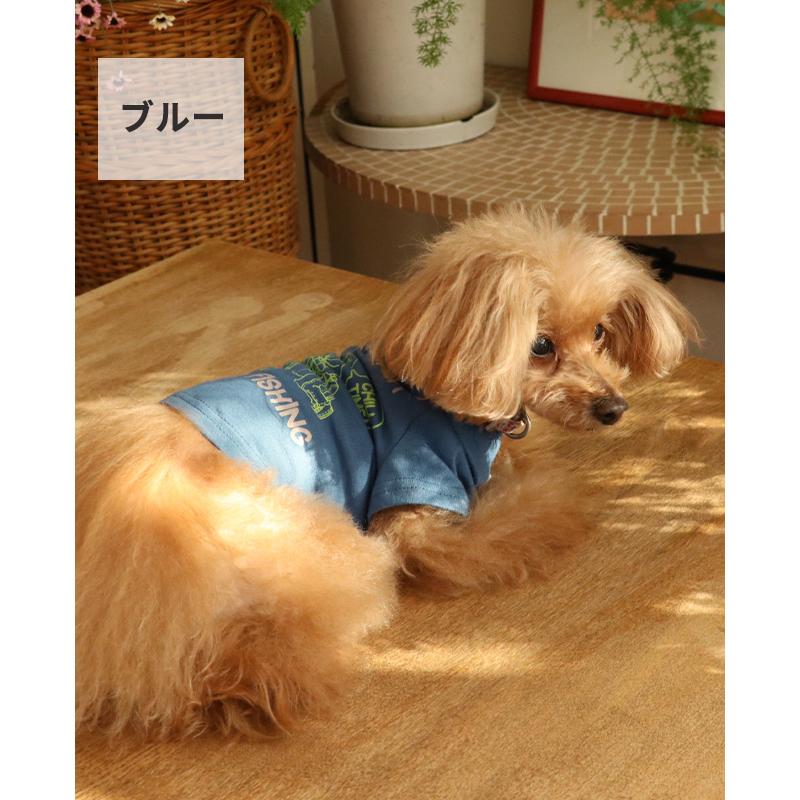 クリフメイヤードッグ KRIFF MAYER DOG Tシャツ ドッグ お揃い 犬服 ペアルック 綿100 カジュアル 抜け毛対策 着脱簡単 半袖 カラフル チルタイム T 釣り | KRIFF MAYER | 24