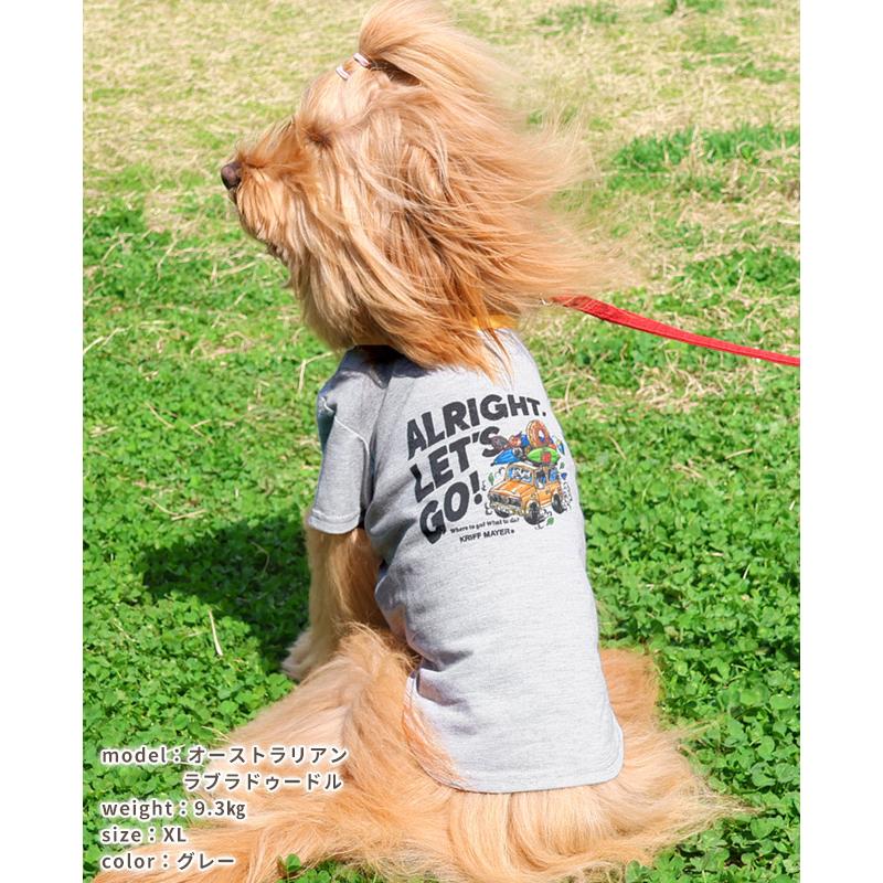 クリフメイヤードッグ KRIFF MAYER DOG Tシャツ ドッグ お揃い 犬服 ペアルック 防蚊 カジュアル 抜け毛対策 着脱簡単 半袖 カラフル BUG PROOF プリントT 車 | KRIFF MAYER | 12