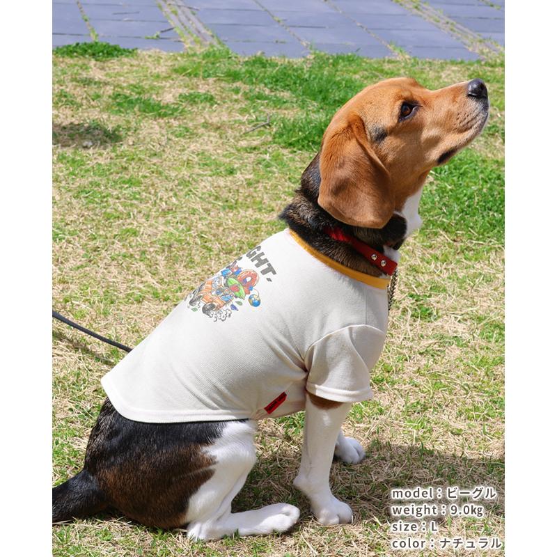 クリフメイヤードッグ KRIFF MAYER DOG Tシャツ ドッグ お揃い 犬服 ペアルック 防蚊 カジュアル 抜け毛対策 着脱簡単 半袖 カラフル BUG PROOF プリントT 車 | KRIFF MAYER | 13