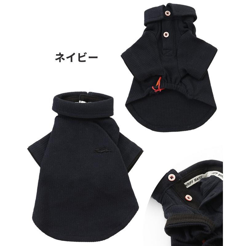 クリフメイヤードッグ KRIFF MAYER DOG ポロシャツ ドッグ お揃い 犬服 ペアルック 接触冷感 ボタン お洒落 抜け毛対策 着脱簡単 冷感 リンクス カノコ ポロ | KRIFF MAYER | 23