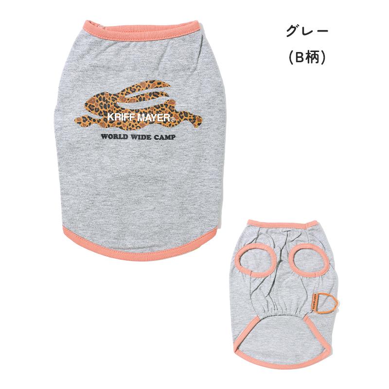 クリフメイヤードッグ   DOG ドッグ 綿100 お揃い ペアルック 犬服 カジュアル 抜け毛対策 着脱簡単 春 夏 2025SS ラビット柄 ノースリーブ Tシャツ 爆買 | KRIFF MAYER | 19