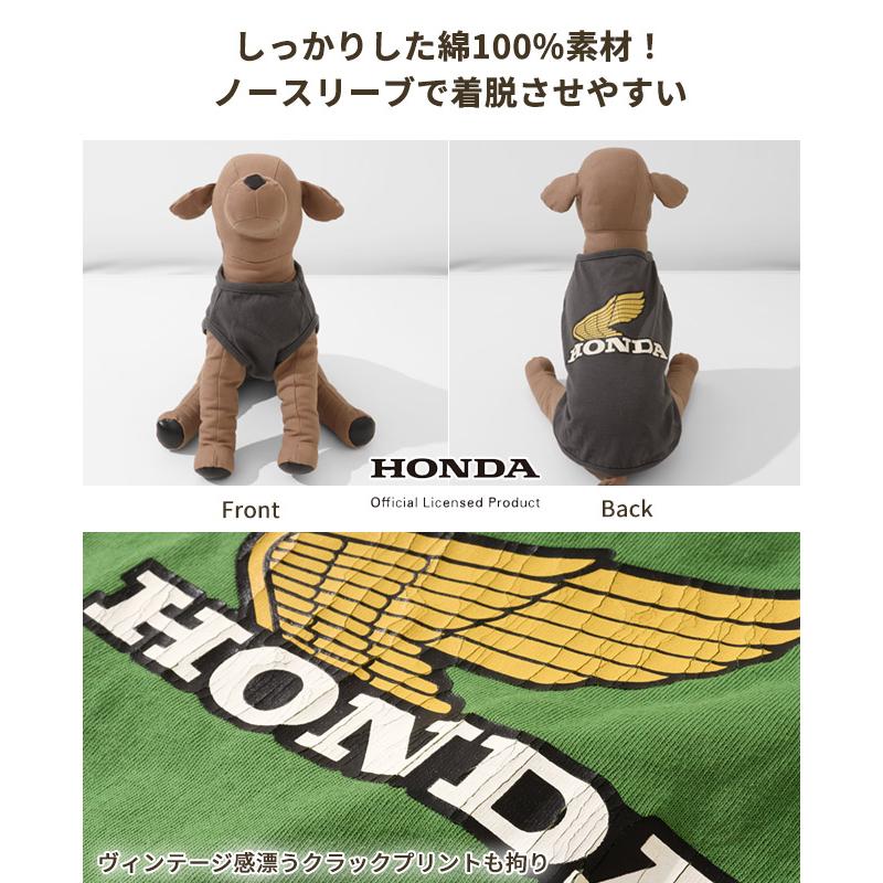 クリフメイヤードッグ KRIFF MAYER DOG ホンダ ドッグ お揃い 犬服 ペアルック 綿100 カジュアル 抜け毛対策 バイク WEB限定 HONDA コラボ Tシャツ WING | KRIFF MAYER | 11