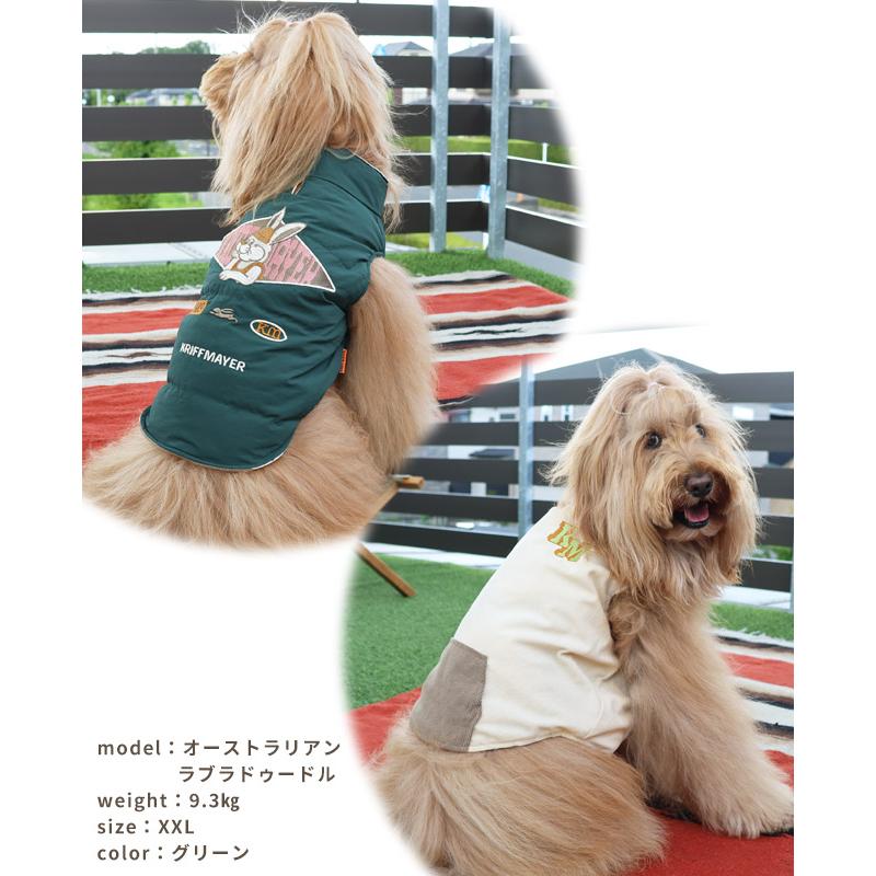 クリフメイヤー ドッグ KRIFF MAYER DOG アウター お揃い 犬服 ペアルック リバーシブル 防寒 カジュアル 抜け毛対策 着脱簡単 ひっくり 中綿 ベスト | KRIFF MAYER | 18