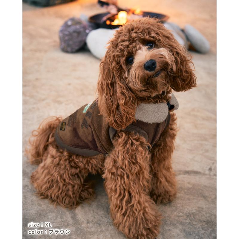 クリフメイヤー ドッグ KRIFF MAYER DOG アウター お揃い 犬服 防寒 袖なし カジュアル 裏ボア コーデュロイ ボンバー ジャケット | KRIFF MAYER | 16