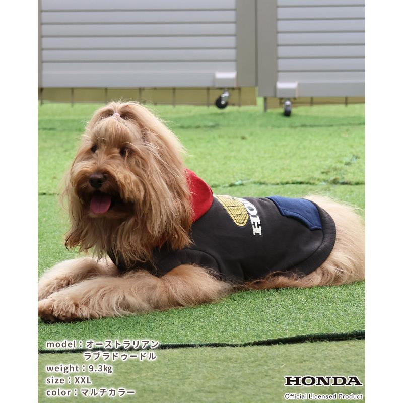 クリフメイヤードッグ KRIFF MAYER DOG スウェット ドッグ ホンダ 犬服 裏起毛 カジュアル 抜け毛対策 バイク HONDA コラボ パーカー | KRIFF MAYER | 18
