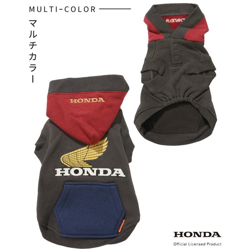 クリフメイヤードッグ KRIFF MAYER DOG スウェット ドッグ ホンダ 犬服 裏起毛 カジュアル 抜け毛対策 バイク HONDA コラボ パーカー | KRIFF MAYER | 22