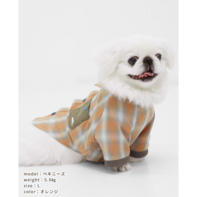 クリフメイヤー ドッグ KRIFF MAYER DOG スナップボタンシャツ お揃い 犬服 ペアルック ストライプ カジュアル 抜け毛対策 ハッピー シャツ | KRIFF MAYER | 13