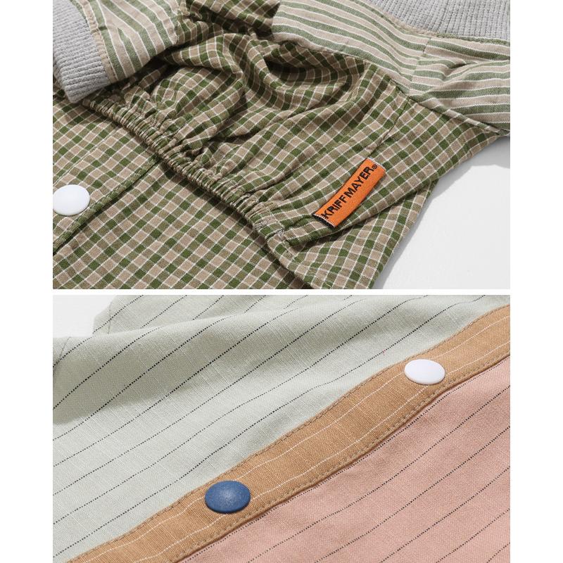 クリフメイヤー ドッグ KRIFF MAYER DOG スナップボタンシャツ お揃い 犬服 ペアルック ストライプ カジュアル 抜け毛対策 ハッピー シャツ | KRIFF MAYER | 15