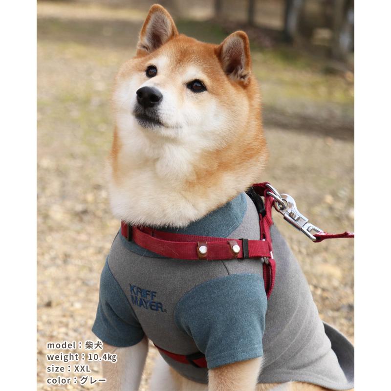 クリフメイヤー ドッグ KRIFF MAYER DOG Tシャツ お揃い 犬服 防寒 伸縮性 可愛い カジュアル 抜け毛対策 肉球 もちのび 刺繍 T 足跡 | KRIFF MAYER | 15