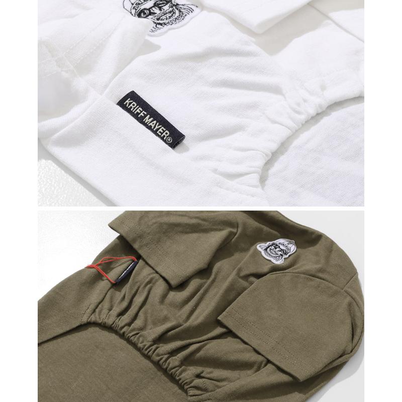 クリフメイヤー ドッグ KRIFF MAYER DOG Tシャツ お揃い 犬服 ペアルック 伸縮性 可愛い 綿 カジュアル 抜け毛対策 チルタイム 半袖T ポーカー | KRIFF MAYER | 15