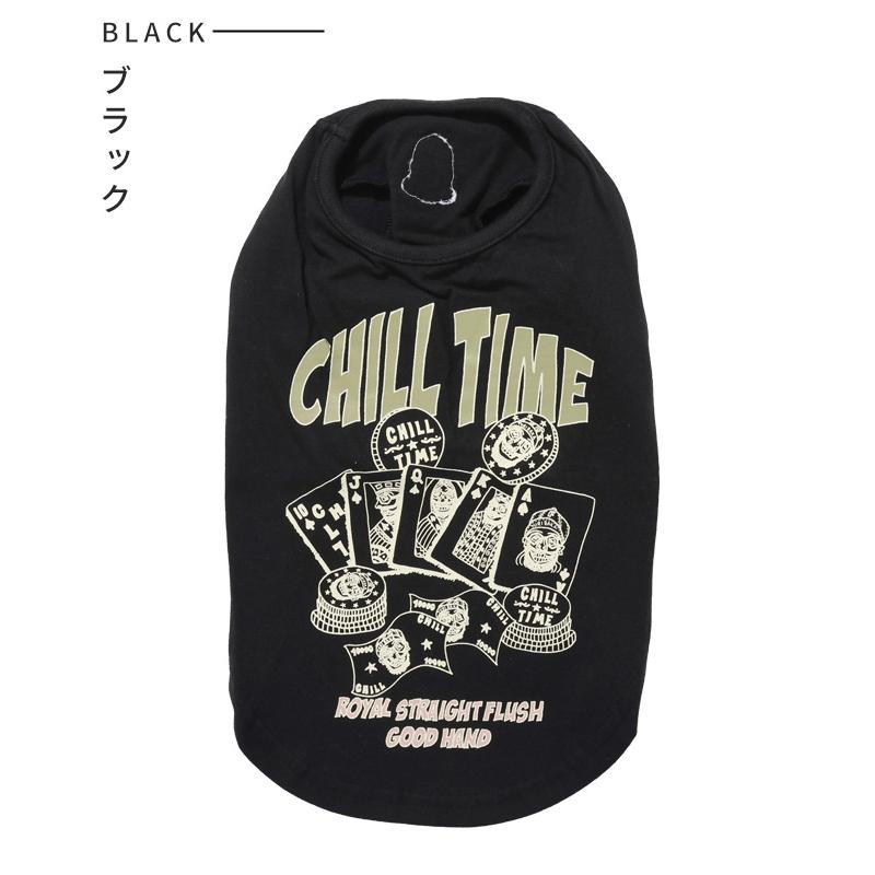 クリフメイヤー ドッグ KRIFF MAYER DOG Tシャツ お揃い 犬服 ペアルック 伸縮性 可愛い 綿 カジュアル 抜け毛対策 チルタイム 半袖T ポーカー | KRIFF MAYER | 18