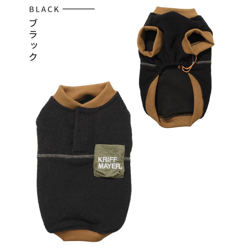 クリフメイヤー ドッグ KRIFF MAYER DOG Tシャツ お揃い 犬服 防寒 伸縮性 スウェット カジュアル 抜け毛対策 裏起毛 ブークレ クルー | KRIFF MAYER | 19