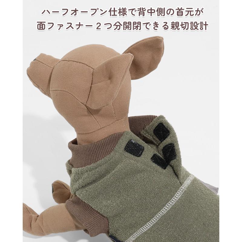 クリフメイヤー ドッグ KRIFF MAYER DOG Tシャツ お揃い 犬服 防寒 伸縮性 スウェット カジュアル 抜け毛対策 裏起毛 ブークレ クルー | KRIFF MAYER | 10