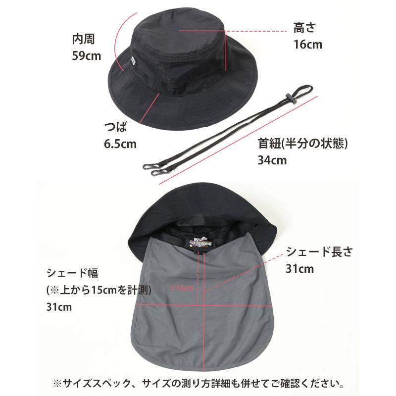 クリフメイヤー KRIFF MAYER 男女兼用 ユニセックス 帽子 キャップ バケハ あご紐 通気性 撥水 2WAY 春 夏 秋 アウトドア フェス 公園 男女兼用 | KRIFF MAYER | 12