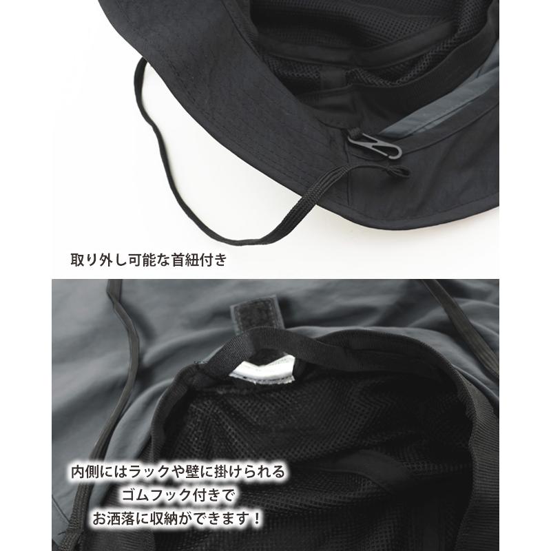 クリフメイヤー KRIFF MAYER 男女兼用 ユニセックス 帽子 キャップ バケハ あご紐 通気性 撥水 2WAY 春 夏 秋 アウトドア フェス 公園 男女兼用 | KRIFF MAYER | 08