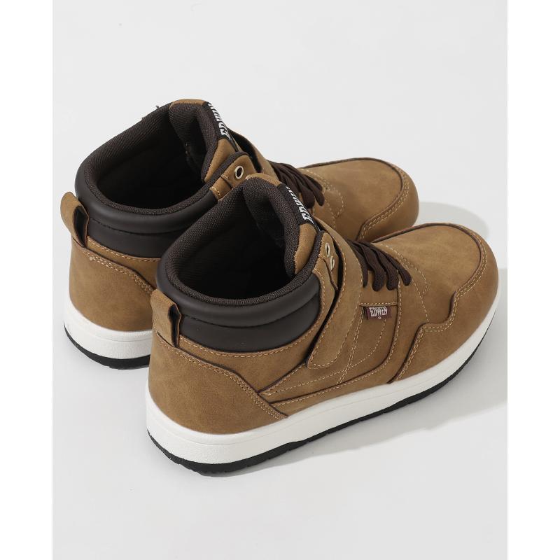 EDWIN エドウィン スニーカー ハイカットスニーカー シューズ キッズ  ジュニア 防水　防滑 ベルクロ 面ファスナー 通学 運動靴 軽量 軽い 小学生 | EDWIN | 12