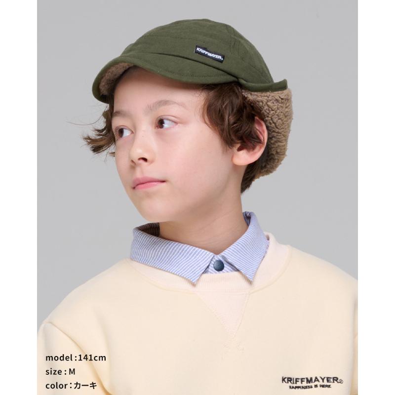 クリフメイヤー KRIFF MAYER 帽子 キャップ 耳当て 冬 防寒 贈り物 ギフト キッズ レディース 裏ボア フライトキャップ | KRIFF MAYER Kid's Collection | 07