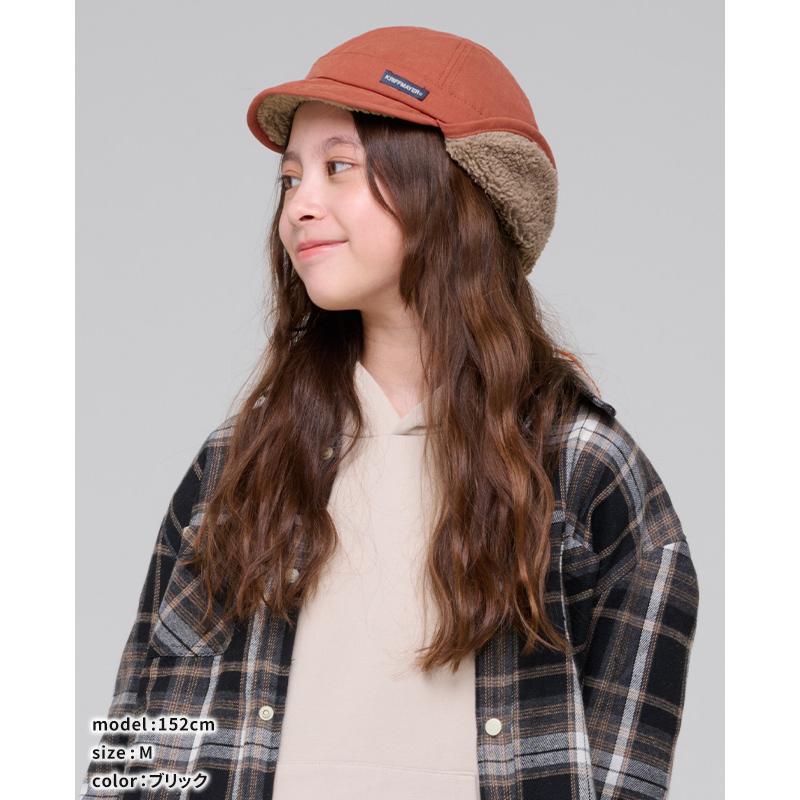 クリフメイヤー KRIFF MAYER 帽子 キャップ 耳当て 冬 防寒 贈り物 ギフト キッズ レディース 裏ボア フライトキャップ | KRIFF MAYER Kid's Collection | 09