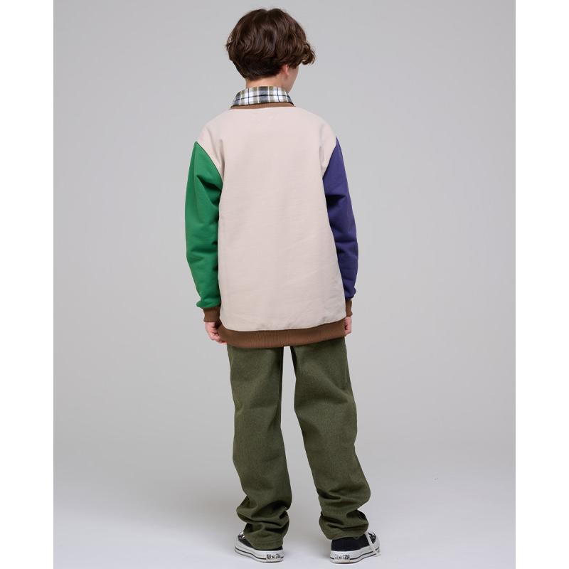 クリフメイヤー キッズ KRIFF MAYER KIDS 子供服 長ズボン ロングパンツ ズボン デニム 小学生 中学生 2025FW 裏起毛 カラーデニム ゆったり パンツ | KRIFF MAYER Kid's Collection | 12