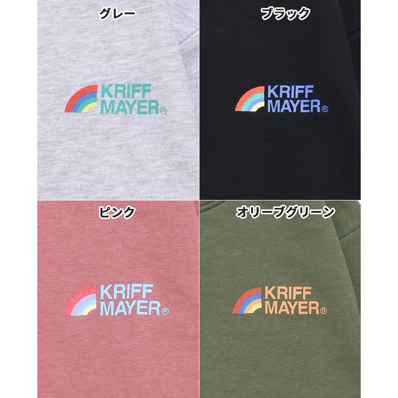 クリフメイヤー キッズ KRIFF MAYER KIDS 子供服 ジュニア 長袖 バックプリント かわいい 春 秋 冬 裏毛 プリント クルー スウェット 虹 | KRIFF MAYER Kid's Collection | 20