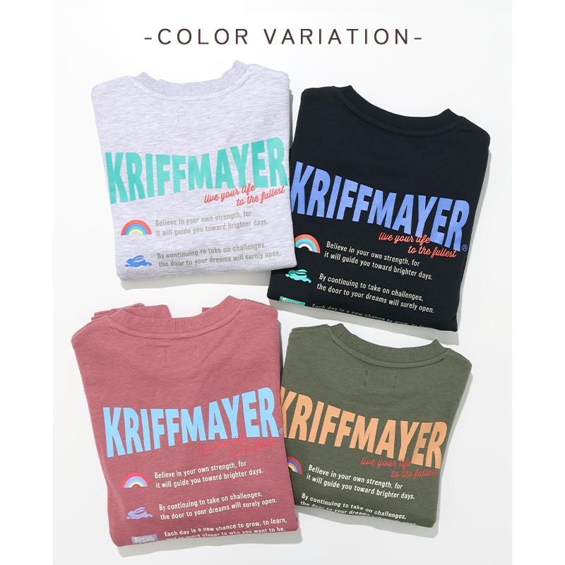 クリフメイヤー キッズ KRIFF MAYER KIDS 子供服 ジュニア 長袖 バックプリント かわいい 春 秋 冬 裏毛 プリント クルー スウェット 虹 | KRIFF MAYER Kid's Collection | 07