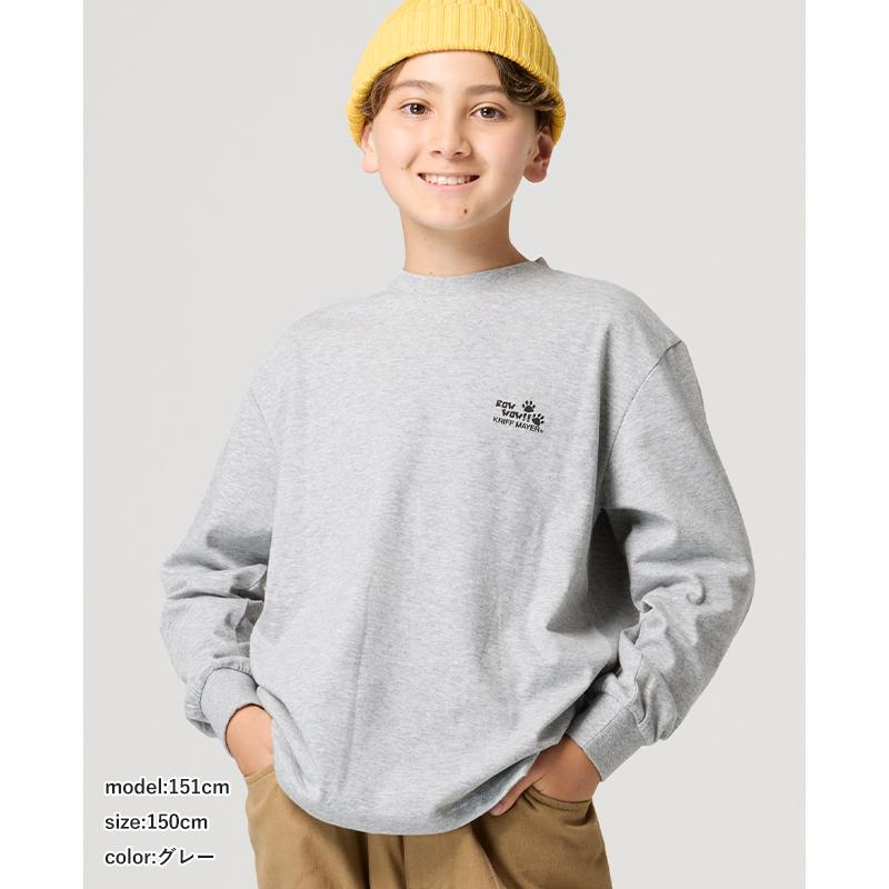 クリフメイヤー キッズ KRIFF MAYER KIDS 子供服 ジュニア 長袖 Tシャツ かわいい かっこいい お洒落 春 秋 冬 温調 プリント ロンT ほぼ犬 WEB限定 | KRIFF MAYER Kid's Collection | 08