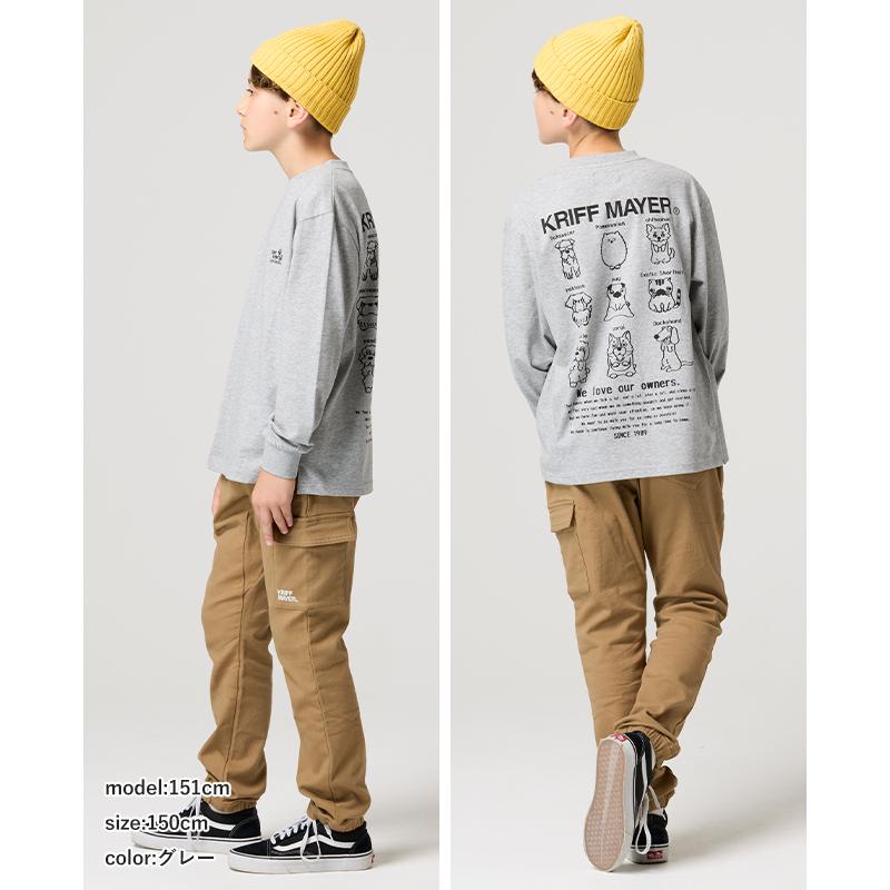 クリフメイヤー キッズ KRIFF MAYER KIDS 子供服 ジュニア 長袖 Tシャツ かわいい かっこいい お洒落 春 秋 冬 温調 プリント ロンT ほぼ犬 WEB限定 | KRIFF MAYER Kid's Collection | 11