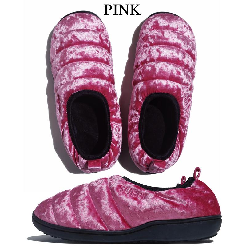 SUBU スブ サンダル メンズ レディース スリッポン スリッパ ルームシューズ ベルベット 室内履き 温か中綿入り 低反発インソール 防寒 VAMP VELVET SUBU（スブ） SUBU VELVET ベルベット シューズ サンダル メンズ