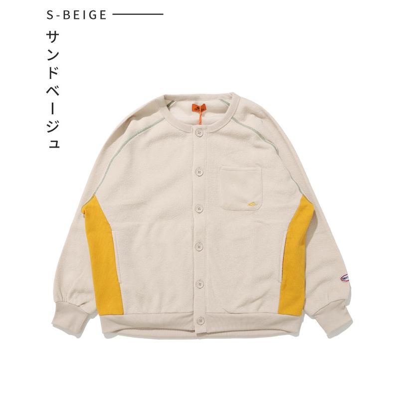 クリフメイヤー レディース KRIFF MAYER LADYS カーディガン 羽織り フリース 裏起毛 軽い 暖かい 体型カバー 配色 アメカジ ワイド カジュアル ブークレ カーデ | KRIFF MAYER Lady's Collection | 20