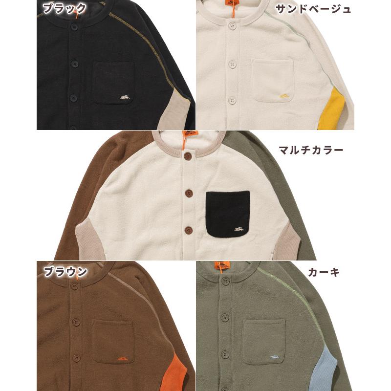 クリフメイヤー レディース KRIFF MAYER LADYS カーディガン 羽織り フリース 裏起毛 軽い 暖かい 体型カバー 配色 アメカジ ワイド カジュアル ブークレ カーデ | KRIFF MAYER Lady's Collection | 24