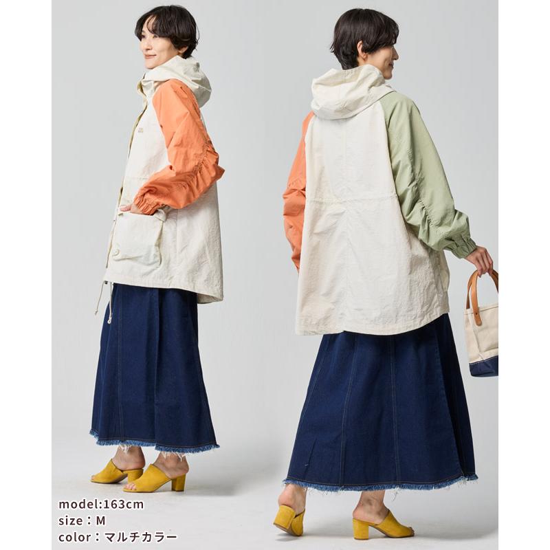 クリフメイヤー レディース KRIFF MAYER LADYS アウター ロング丈 ジャケット 撥水 カジュアル アウトドア 軽量 クリーネス ゆったり マウンテンパーカー | KRIFF MAYER Lady's Collection | 17