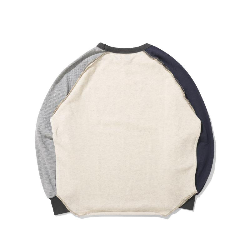 クリフメイヤー レディース KRIFF MAYER LADYS ロンT トップス ゆったり カジュアル サーマル ワッフル のび~る 裏毛 異素材 切替 スウェット | KRIFF MAYER Lady's Collection | 22