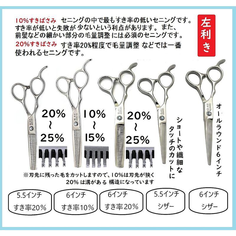 montesoro左利き 専用ヘアカットハサミ セニング セルフカット 錆びにくい高級材質 (6インチシザー)｜krios-shop｜04