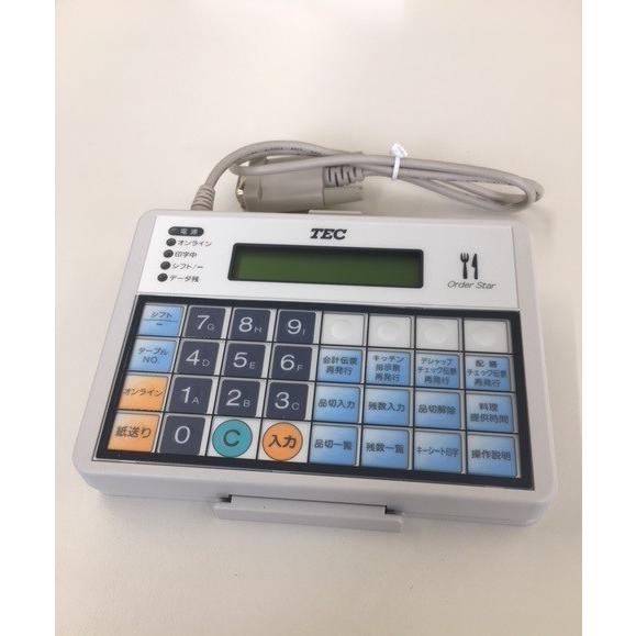 東芝テック製キッチンプリンターKCP-200の専用外付けキーボード 東芝テック製キッチンプリンターKCP-200の専用外付けキーボード