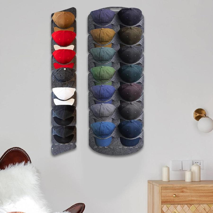 帽子収納 吊り下げ収納袋 7段 吊り下げラック 帽子掛け 帽子ハンガー