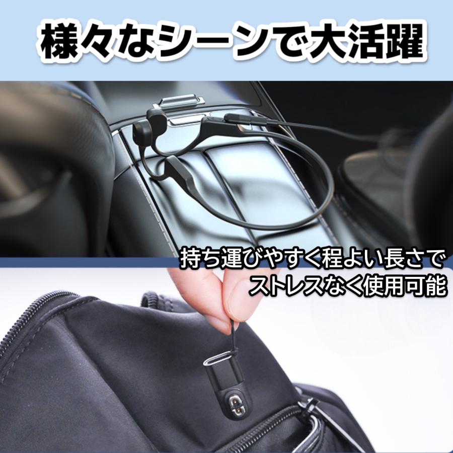 Shokz OpenComm 2 骨伝導イヤホン(+ドングル、充電ケーブル2本) Amazon.co.jp: Shokz用充電ケーブル 2本 Aftershokz用