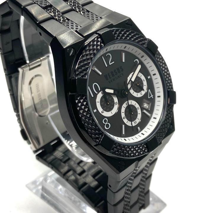 Versus Versace ヴェルサス ヴェルサーチ メンズ 腕時計 イタリア ヴェルサス ステンレス ブラック