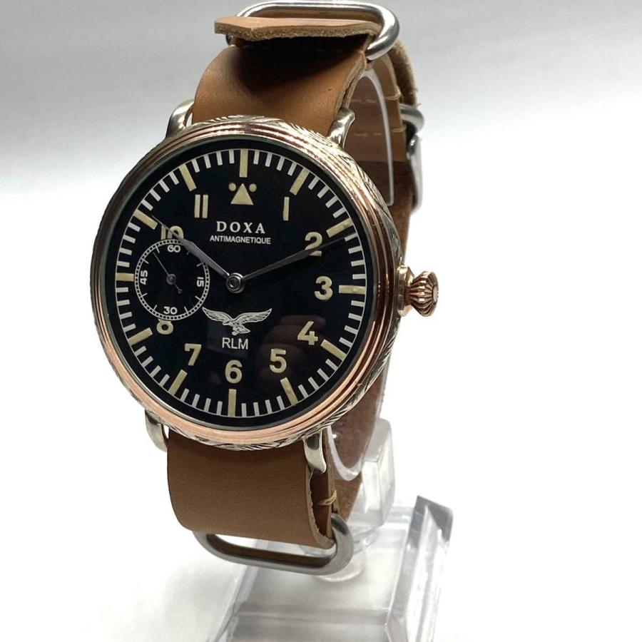 ☆動作良好! ☆珠玉の一品! DOXA ドクサ ミリタリー 1940s WWII 腕時計 