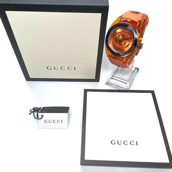 【定価54000円!】希少 グッチ Gucci Sync XXL メンズ 腕時計｜krnnzk｜09