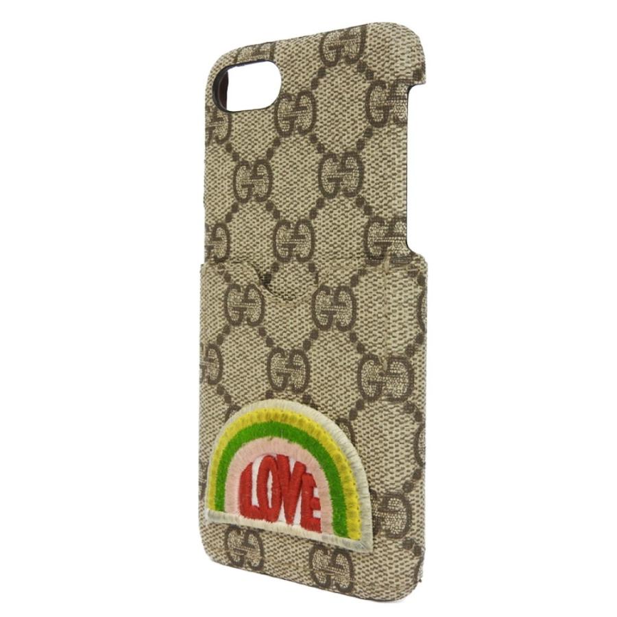 グッチ Iphoneケース スマホケース Iphone7 Iphone8 Ggスプリーム Love レインボー エンブロイダリー 中古 c Brandshop Krone 通販 Yahoo ショッピング