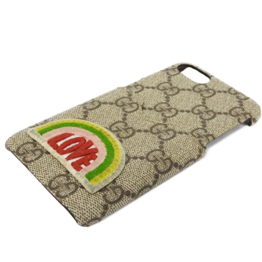 グッチ Iphoneケース スマホケース Iphone7 Iphone8 Ggスプリーム Love レインボー エンブロイダリー 中古 c Brandshop Krone 通販 Yahoo ショッピング