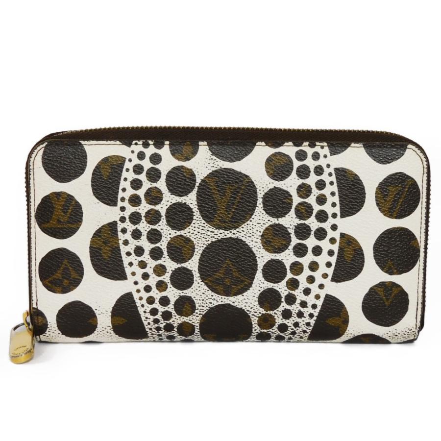 ルイ・ヴィトン ジッピーウォレット 長財布 クサマヤヨイ 草間彌生 モノグラム パンプキンドット ブロン M60447 中古 KRONE 通販