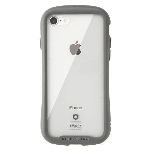 激安本物 第2世代/8/7 2020 SE iPhone Reflection iFace ケース [グレー] 強化ガラス クリア マルチ対応ケース