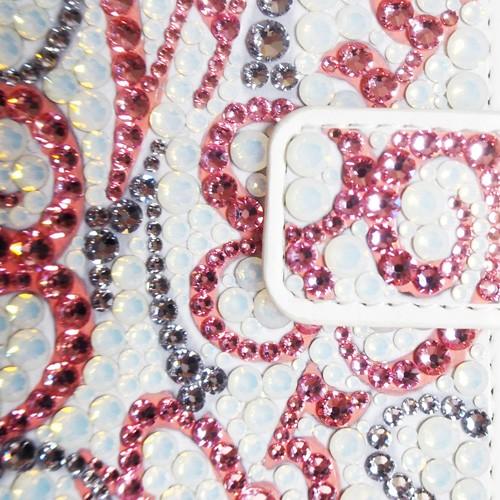 SWAROVSKI 多機種対応 iPhone7ケース スマホ 手帳型 iPhoneX