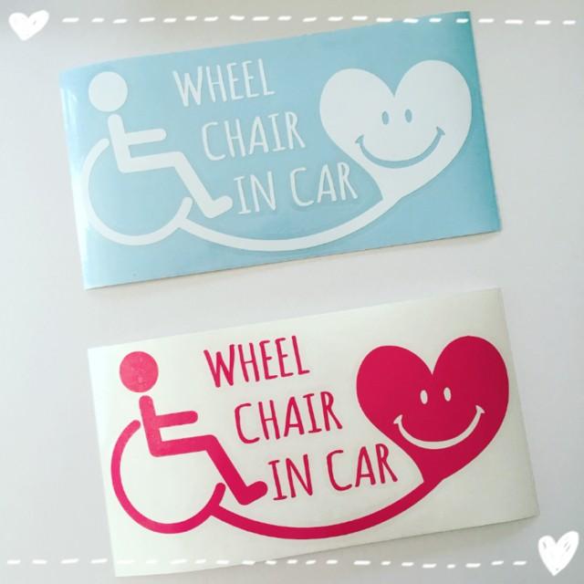 WHEELCHAIRINCAR　車椅子用ステッカー　国際シンボルマーク　WHEELCHAIRINCAR　介護車　介護　セーフティグッズ |  | 03