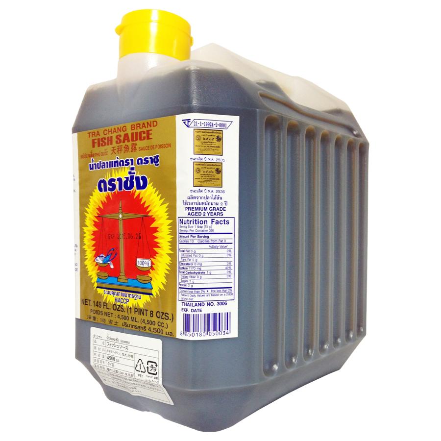 ナンプラー 魚醤 トラチャン ゴールドラベル ガロン 4.5L | 