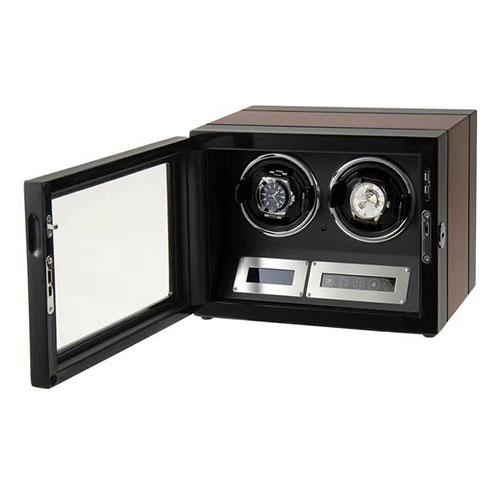Royal hausen ロイヤルハウゼン ワインディングマシーン ワインダー 2本巻き上げ 液晶パネル リモコン付 GC03-D21EB_3