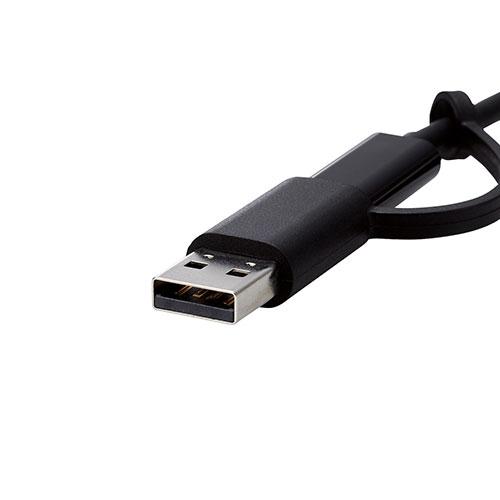 エレコム HDMIキャプチャユニット/HDMI非認証/USB-A変換アダプタ付属/ブラック AD-HDMICAPBK_2